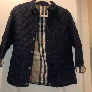 Navy Burberry Jacket